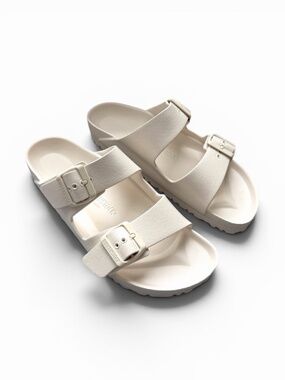 Birkenstock Arizona EVA Slip-On Sandals Cream EU 40 Womens 9 Mens 7 Waterproo